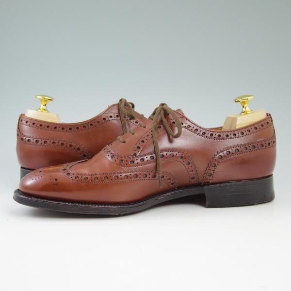 美品★チャーチ 65F/UK6.5【★旧チャーチ/73ラスト/CHETWYND/チェットウィンド】3都市ロゴ/フルブローグ/Church's★b522