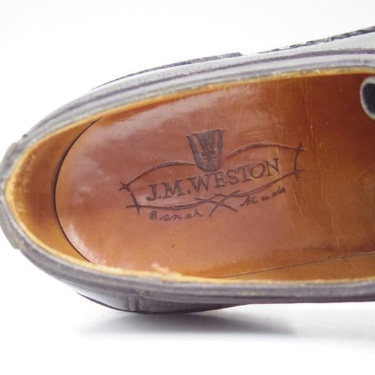 ★JM.ウェストン 6D【定価33.4万円★ハントダービー/旧ロゴ/32ラスト】ドゴール/Uチップ/Weston/ウエストン★b523