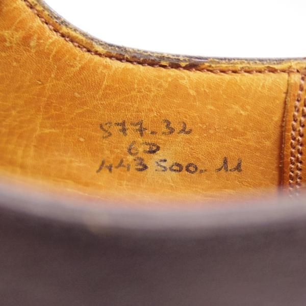 ★JM.ウェストン 6D【定価33.4万円★ハントダービー/旧ロゴ/32ラスト】ドゴール/Uチップ/Weston/ウエストン★b523