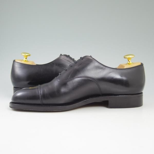 極美品★(伊)タニノクリスチー SIZE 6.5【★希少!!ハンドソーンウェルテッド製法】ストレートチップ/カーフ/TANINO CRISCI★b525