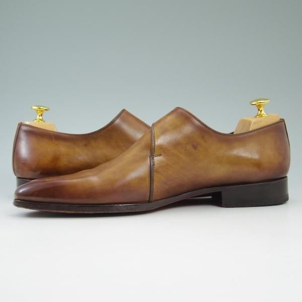 極上★マグナーニ SIZE 41【★オパンケ ボロネーゼ製法】パティーヌ/モンクストラップ/サイドモンク/MAGNANNI★b526