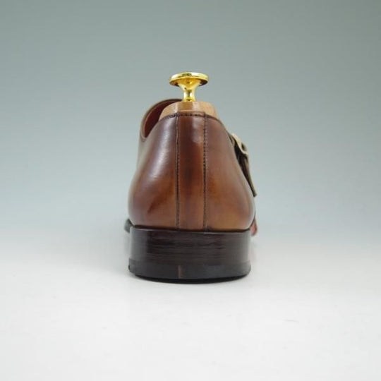 極上★マグナーニ SIZE 41【★オパンケ ボロネーゼ製法】パティーヌ/モンクストラップ/サイドモンク/MAGNANNI★b526