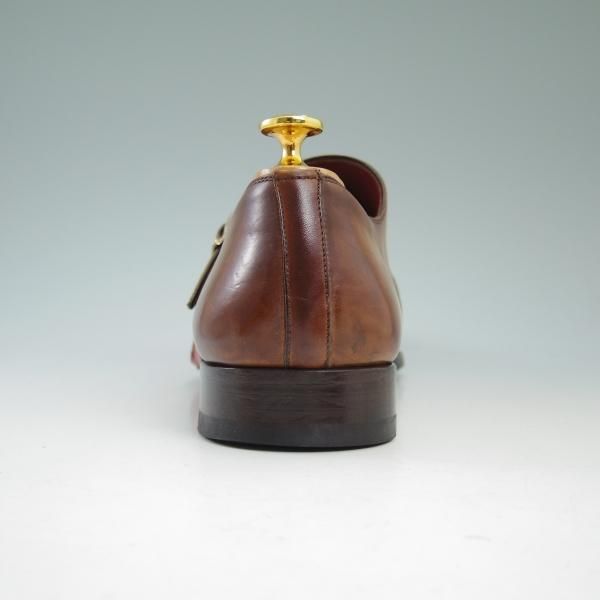 極上★マグナーニ SIZE 41【★オパンケ ボロネーゼ製法】パティーヌ/モンクストラップ/サイドモンク/MAGNANNI★b526