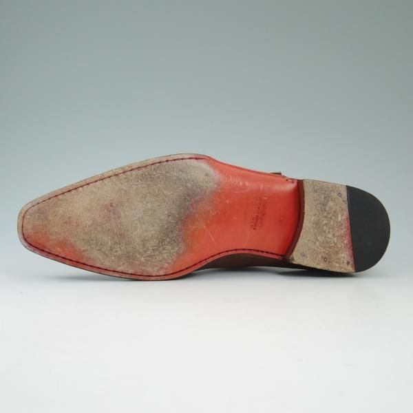 極上★マグナーニ SIZE 41【★オパンケ ボロネーゼ製法】パティーヌ/モンクストラップ/サイドモンク/MAGNANNI★b526