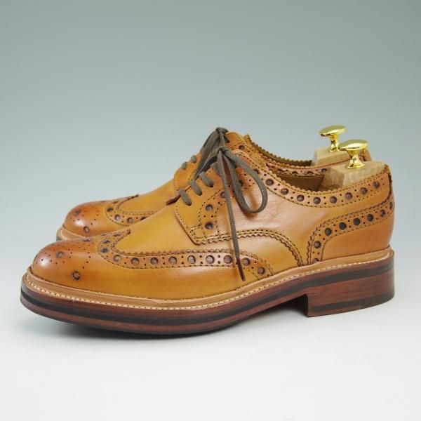 極美品★(英)グレンソン 6G【★フルブローグ/5067】カントリーシューズ/短靴/GRENSON★b527