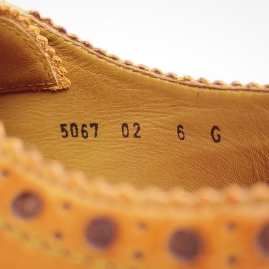 極美品★(英)グレンソン 6G【★フルブローグ/5067】カントリーシューズ/短靴/GRENSON★b527