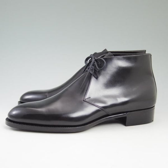 新品★三陽山長 SIZE 7.5/25.5cm【★定価7万円以上】チャッカブーツ/カーフ/SanyoYamacho★b528