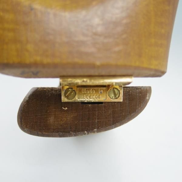 美品★ジョンロブ Mサイズ【★超希少!!PARISロゴ/旧ロゴ純正シューツリー】フランス製/木製シューキーパー/JOHN LOBB★b529