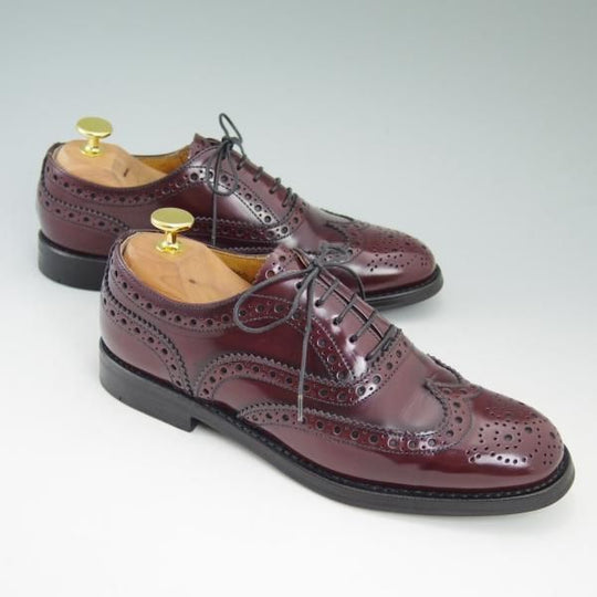 極美品★チャーチ(レディース) SIZE 36/23cm【★バーウッド/BURWOOD WG】ポリッシュドバインダーカーフ/フルブローグ/Church's★b531