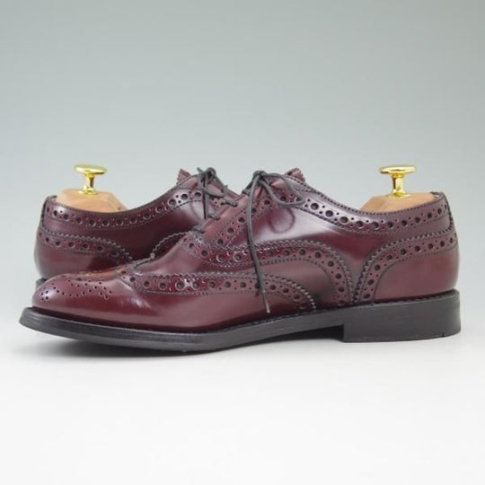 極美品★チャーチ(レディース) SIZE 36/23cm【★バーウッド/BURWOOD WG】ポリッシュドバインダーカーフ/フルブローグ/Church's★b531