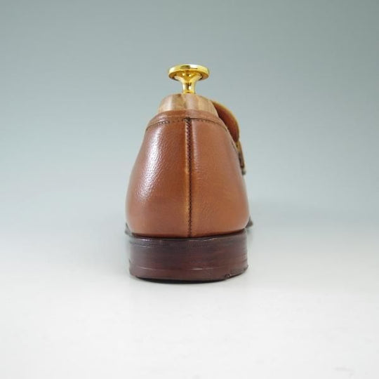 美品★クロケット&ジョーンズ 6E【★ビームス別注/CAMDEN】366ラスト/BEAMS/コインローファー/カムデン/Crockett&Jones★b533