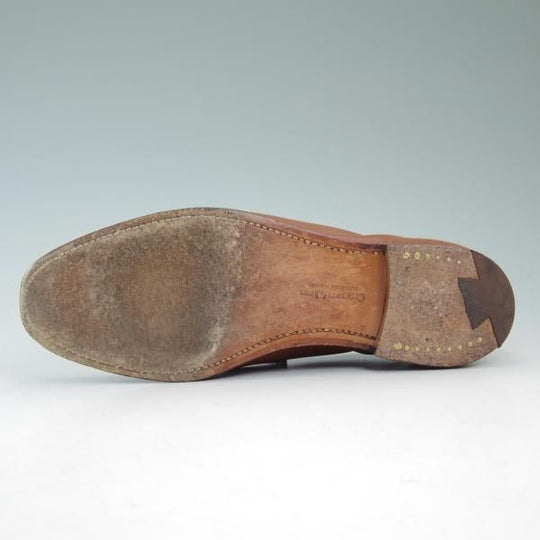 美品★クロケット&ジョーンズ 6E【★ビームス別注/CAMDEN】366ラスト/BEAMS/コインローファー/カムデン/Crockett&Jones★b533