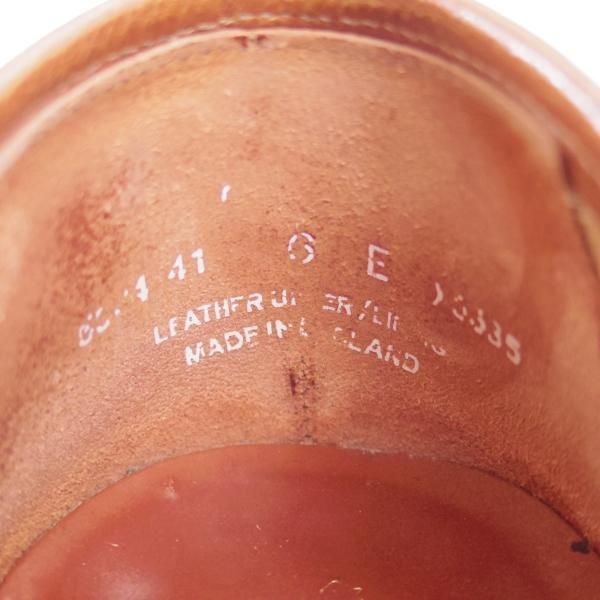 美品★クロケット&ジョーンズ 6E【★ビームス別注/CAMDEN】366ラスト/BEAMS/コインローファー/カムデン/Crockett&Jones★b533