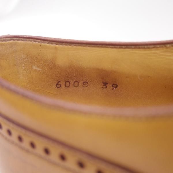 極上★(伊)デュカル SIZE 39【定価8万円程度★ワールドフットウェアギャラリー取扱】サイドレース/World Footwear Gallery/Ducal★b539