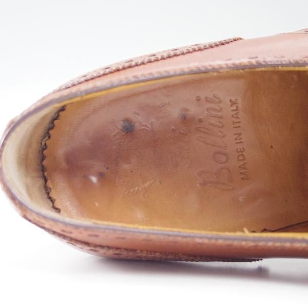 ★(伊)ボリーニ SIZE 41【★チャネル仕上げ】フルブローグ/Bollini★b541