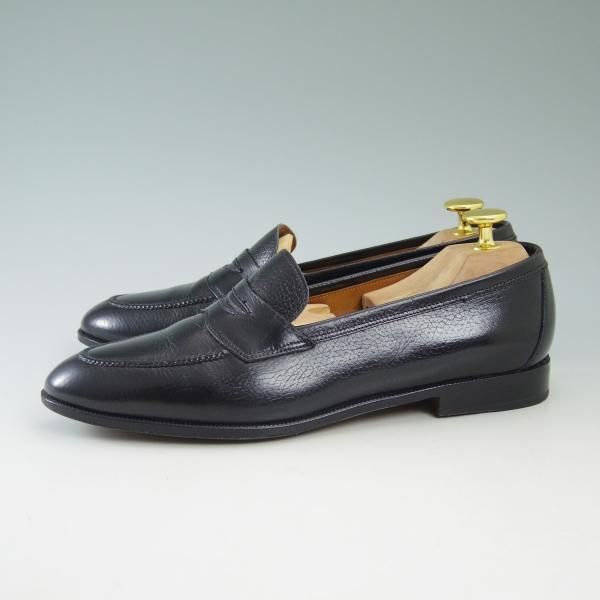 美品★(伊)ボノーラ(レディース) SIZE 37.5【★旧ボノーラ】コインローファー/カーフ/BONORA★b543