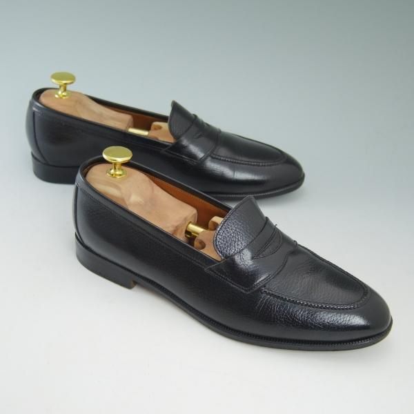 美品★(伊)ボノーラ(レディース) SIZE 37.5【★旧ボノーラ】コインローファー/カーフ/BONORA★b543