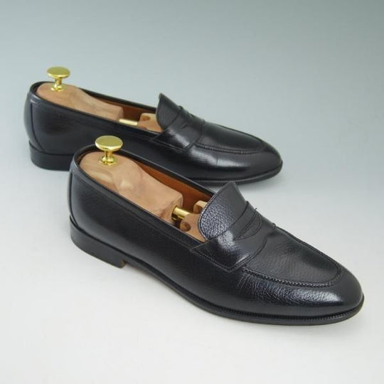 美品★(伊)ボノーラ(レディース) SIZE 37.5【★旧ボノーラ】コインローファー/カーフ/BONORA★b543