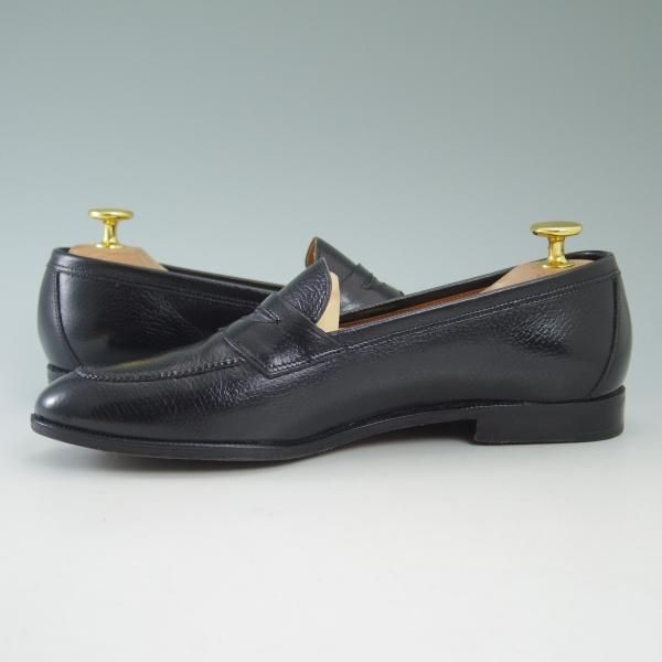 美品★(伊)ボノーラ(レディース) SIZE 37.5【★旧ボノーラ】コインローファー/カーフ/BONORA★b543