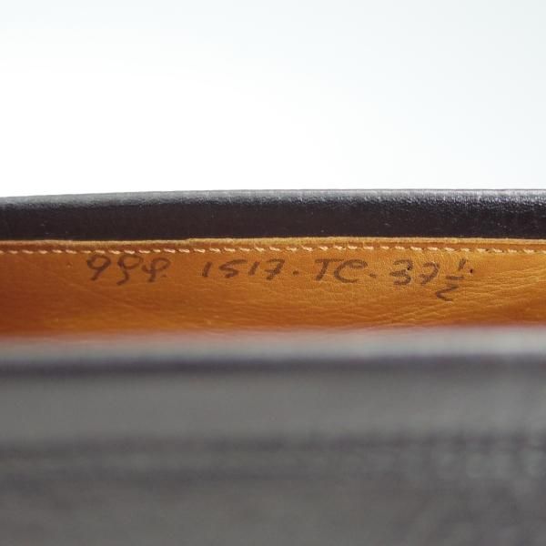 美品★(伊)ボノーラ(レディース) SIZE 37.5【★旧ボノーラ】コインローファー/カーフ/BONORA★b543