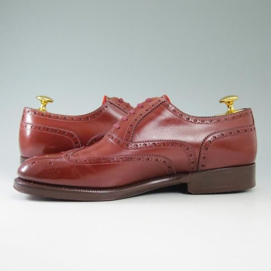 極美品★(独)エドワードマイヤー SIZE 6【★最高峰!!ハンドソーンウェルテッド製法/レッドタン ライン】FLAG/AXEL/Eduard Meier★b546