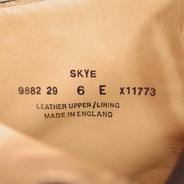 極美品★クロケット&ジョーンズ 6E【★カントリーブーツ/SKYE】スエード/335ラスト/スカイ/ブーツ/Crockett&Jones★b548
