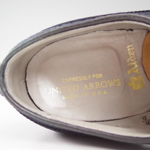 極美品★オールデン 7D【★ユナイテッドアローズ別注/モディファイドラスト】58801/UNITED ARROWS/ロングウイング/Alden★b549