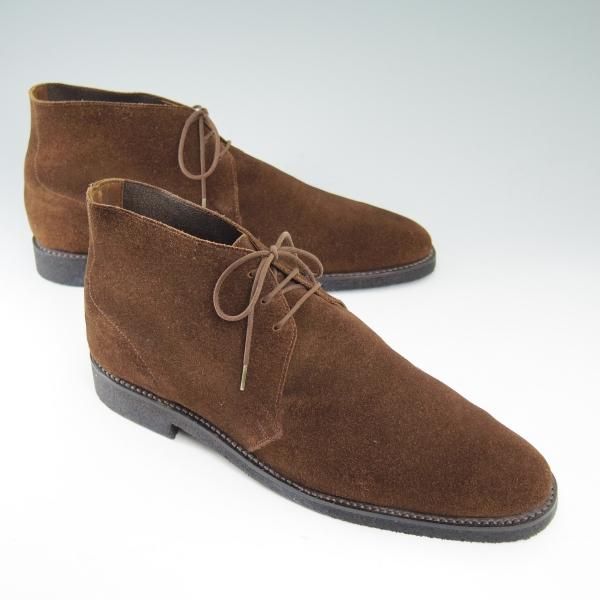 極上★クロケット&ジョーンズ 9E【★ユナイテッドアローズ別注/ソール新品】スエード/チャッカブーツ/UNITED ARROWS/Crockett&Jones★b553