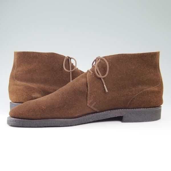極上★クロケット&ジョーンズ 9E【★ユナイテッドアローズ別注/ソール新品】スエード/チャッカブーツ/UNITED ARROWS/Crockett&Jones★b553