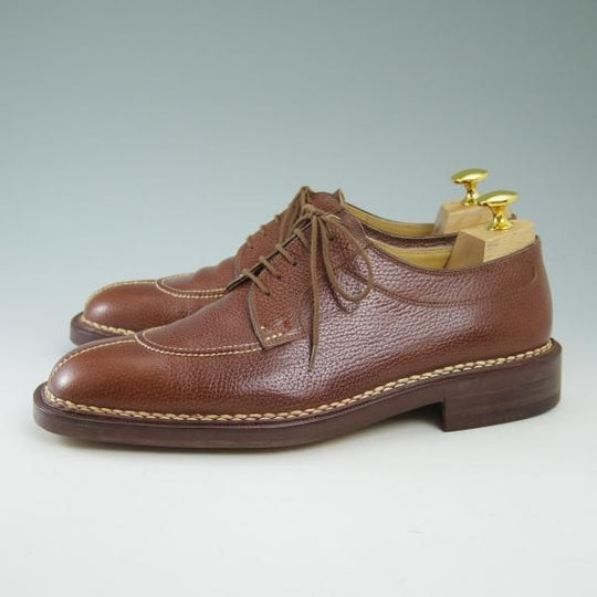 未使用品★(伊)マンニーナ UK6.5程度【★ノルベジェーゼ製法/オーダー品】Uチップ/MANNINA★b555