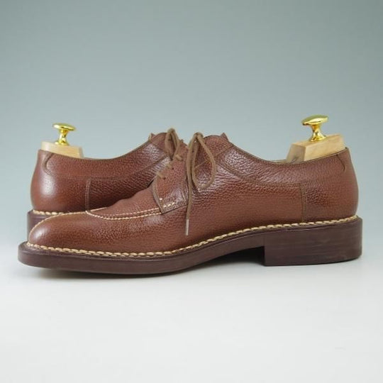 未使用品★(伊)マンニーナ UK6.5程度【★ノルベジェーゼ製法/オーダー品】Uチップ/MANNINA★b555