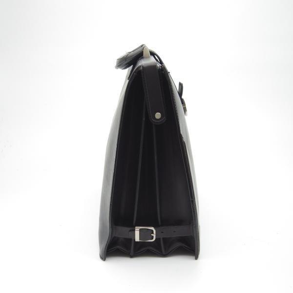 極上★FIVE WOODS/ファイブウッズ【★希少!!リモワ代理店取扱い/ダレスバッグ】レザー 黒/メンズ ビジネス バッグ/ブリーフケース★N4924