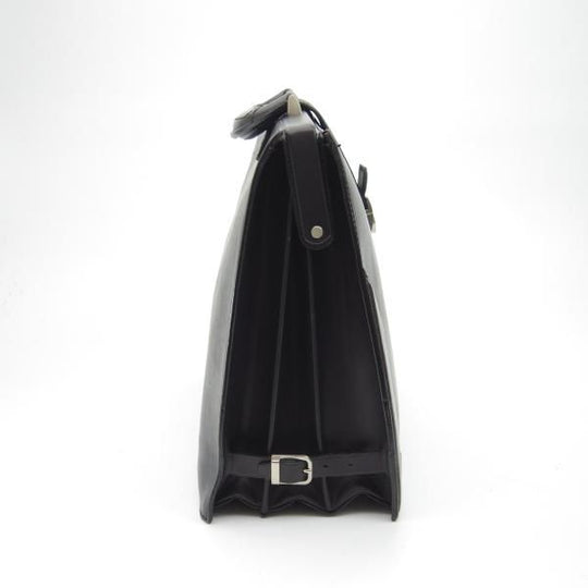 極上★FIVE WOODS/ファイブウッズ【★希少!!リモワ代理店取扱い/ダレスバッグ】レザー 黒/メンズ ビジネス バッグ/ブリーフケース★N4924