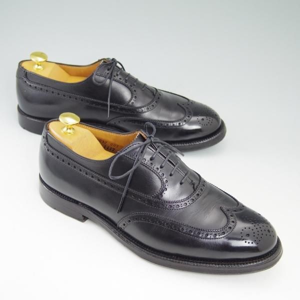 美品★オールデン 8D【★超希少!!ブルックスブラザーズ別注デザイン/1117】BROOKS BROTHERS/フルブローグ/Alden★b560