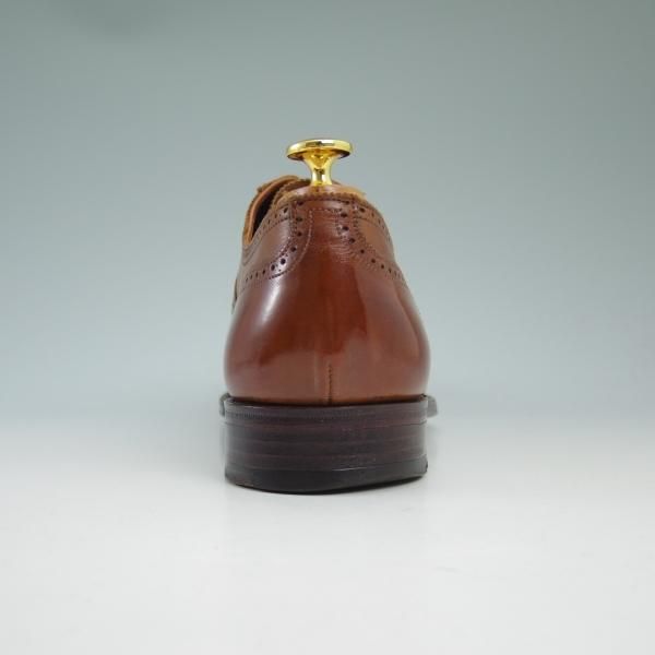 極上★(英)グレンソン 7.5D【★最上級!!マスターピース】96ラスト/サドルシューズ/クォーターブローグ/GRENSON★b561