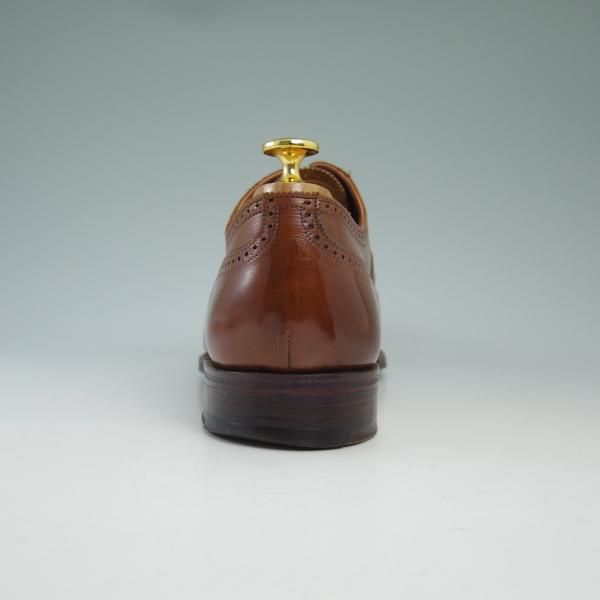 極上★(英)グレンソン 7.5D【★最上級!!マスターピース】96ラスト/サドルシューズ/クォーターブローグ/GRENSON★b561