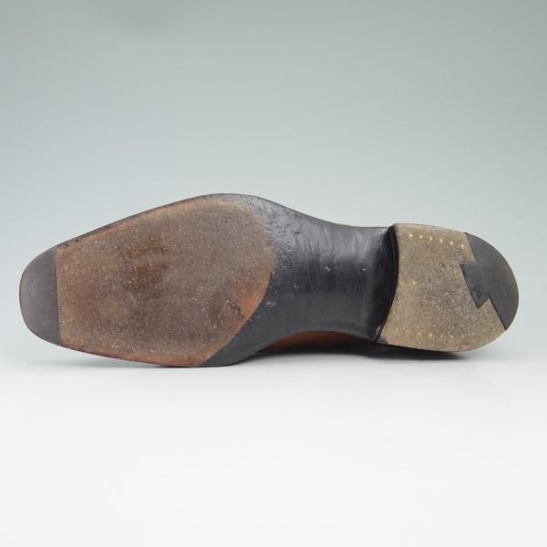 極上★(英)グレンソン 7.5D【★最上級!!マスターピース】96ラスト/サドルシューズ/クォーターブローグ/GRENSON★b561