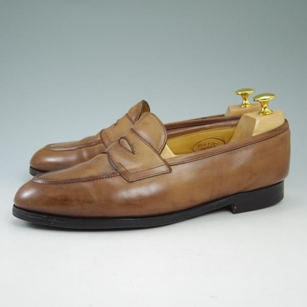 ☆エドワードグリーン 7.5E【20万円程度オーダー品☆手書きロゴ