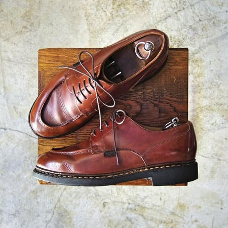 極上★パラブーツ SIZE 7【★CHAMBORD/シャンボード】マロン/リスレザー/TEXソール/Uチップ/Paraboot★b566