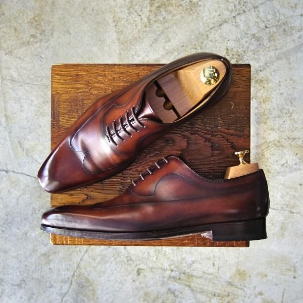 極美品★マグナーニ SIZE 39【★ブラインドブローグ/ボロネーゼ製法】15428/MAGNANNI★b568