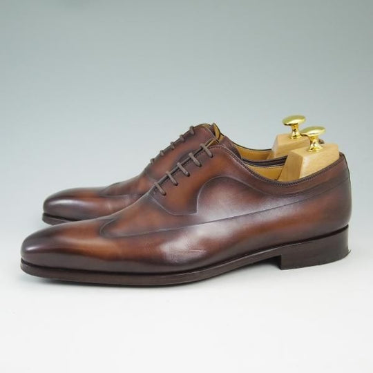 極美品★マグナーニ SIZE 39【★ブラインドブローグ/ボロネーゼ製法】15428/MAGNANNI★b568