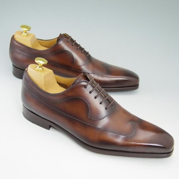 極美品★マグナーニ SIZE 39【★ブラインドブローグ/ボロネーゼ製法】15428/MAGNANNI★b568