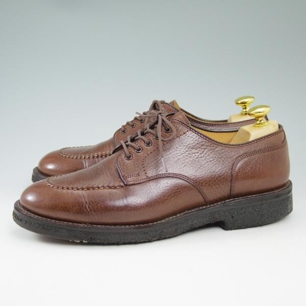 美品★オールデン 8D【★タンカーOX/ミリタリーラスト/2492】シボ革/プランテーションソール/Uチップ/Alden★b569