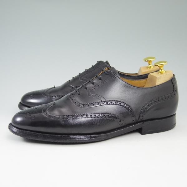★クロケット&ジョーンズ UK7.5/US8E【★ブルックスブラザーズ別注】Peal&co/240ラスト/BROOKS BROTHERS/フルブローグ/Crockett&Jones★b572
