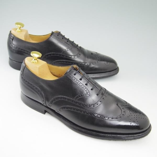 ★クロケット&ジョーンズ UK7.5/US8E【★ブルックスブラザーズ別注】Peal&co/240ラスト/BROOKS BROTHERS/フルブローグ/Crockett&Jones★b572