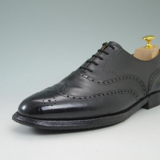★クロケット&ジョーンズ UK7.5/US8E【★ブルックスブラザーズ別注】Peal&co/240ラスト/BROOKS BROTHERS/フルブローグ/Crockett&Jones★b572
