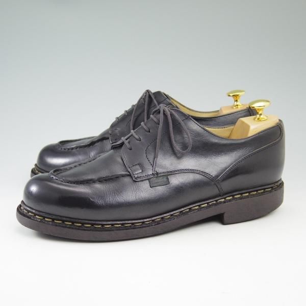 極上★パラブーツ SIZE 7.5【★CHAMBORD/シャンボード】TEXソール/NOIR/リスレザー/Uチップ/Paraboot★b573