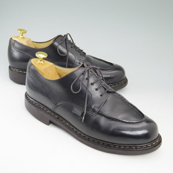 極上★パラブーツ SIZE 7.5【★CHAMBORD/シャンボード】TEXソール/NOIR/リスレザー/Uチップ/Paraboot★b573