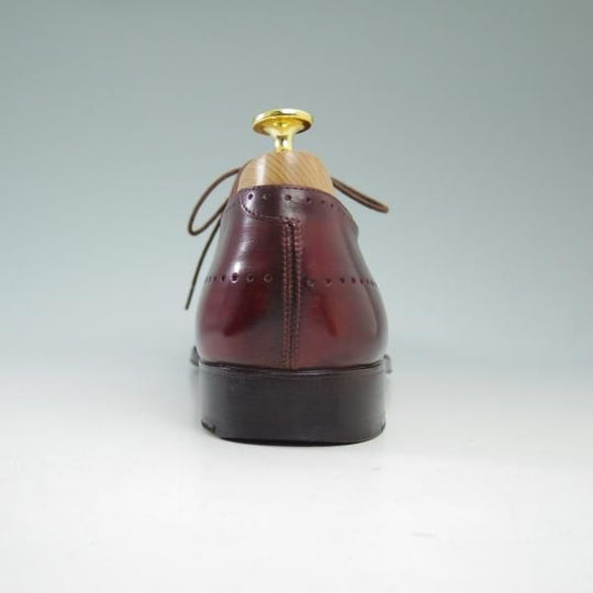 極上★ベルルッティ SIZE 9【★バーガンディー系カラー/ホールカット】Berluti★b574