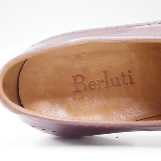 極上★ベルルッティ SIZE 9【★バーガンディー系カラー/ホールカット】Berluti★b574